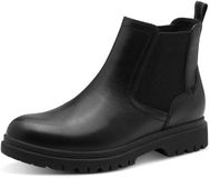 Tamaris - Dames - Laarzen - 1-25440-45 - Zwart leder - 39 EU