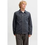 JACK & JONES PREMIUM slim fit gemêleerd overshirt - night sky