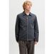 JACK & JONES PREMIUM slim fit gemêleerd overshirt - night sky