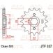 JT Sprockets JTF337.12 12T stalen voortandwiel