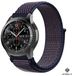 Strap-it Bracelet de montre intelligent en nylon - Convient pour Samsung Galaxy Watch 45mm / 46mm - Violet-bleu