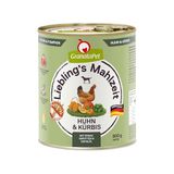 GranataPet Liebling's Mahlzeit Kip & Pompoen, 6 x 800g