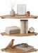 Relaxdays Hoekplank - 3 x 30 x 30 cm - Hout - Lichtbruin