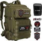 ZEUZ Tactical Rugzak Dames & Heren voor Fitness & CrossFit – Backpack - Sporttas - Militaire Army Bag - Sport Tas – 45 Liter - Groen
