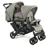 CHIC 4 BABY 275 32 broers en zussen DUO, incl. draagzak en regenkap, jeans grijs