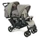 CHIC 4 BABY 275 32 broers en zussen DUO, incl. draagzak en regenkap, jeans grijs