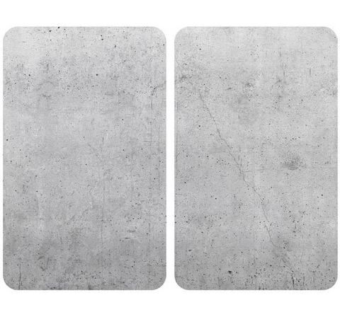 WENKO Universele afdekplaat van beton - set van 2 - 30 x 52 cm