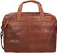 Spikes & Sparrow Leren Laptoptas - 16.4 inch - Colorado - Brandy Cognac