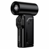 Hoco Air Duster & Ventilator - Draagbaar & Draadloos - 130.000 RPM - Oplaadbaar 8000 mAh - Luchtblazer - Blower - Inclusief 3 Opzetstukken - Zwart