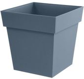 EDA Vierkante bloempot Toscane 39 cm Denimblauw