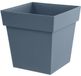 EDA Vierkante bloempot Toscane 39 cm Denimblauw