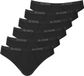 Sloggi Heren Mini slip 6-pack Basic Zwart Katoen/Elastaan Maat XL