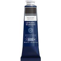 Lefranc Bourgeois Fijne Tube-olie, 40 ml, Mars zwart