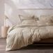 Grand Hôtel Signature Housse de couette 240 x 220 cm lin — Percale de coton peigné 80 fils/cm²