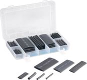 Tru Components 1564899 Krimpkous assortiment Zwart Krimpverhouding:2:1 63 onderdelen