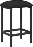 vidaXL Barkruk Zwart 40 x 32 x 64 cm Bewerkt hout