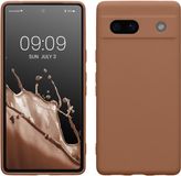 kwmobile telefoonhoesje geschikt voor Google Pixel 7a - Hoesje voor smartphone - Precisie camera uitsnede - In Mokka