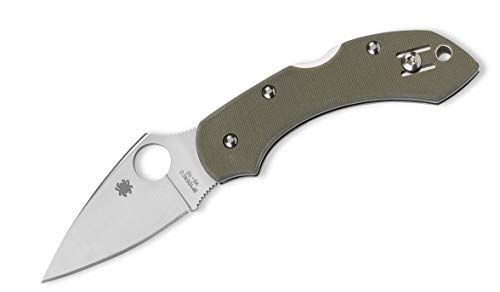 Spyderco Dragonfly Foliage Green G-10 Plainedge Zakmes - Groen - Unisex