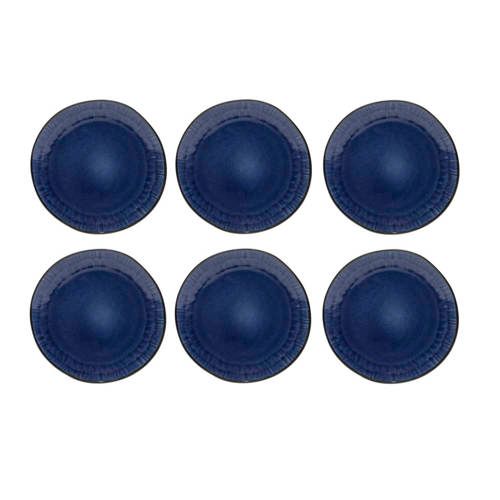 Studio Tavola Ontbijtborden Athens ø 22 cm - 6 Stuks | Navy Blue