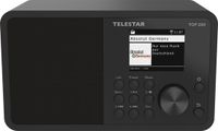 Telestar TOP 200 Schwarz Transistorradio met internetradio Internet, DAB+, VHF (FM) Zwart