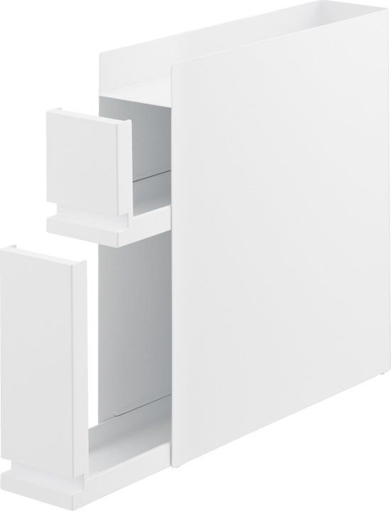 Yamazaki Tower Kruiden- en Olierek Uitschuifbaar - 2 niveaus - Wit