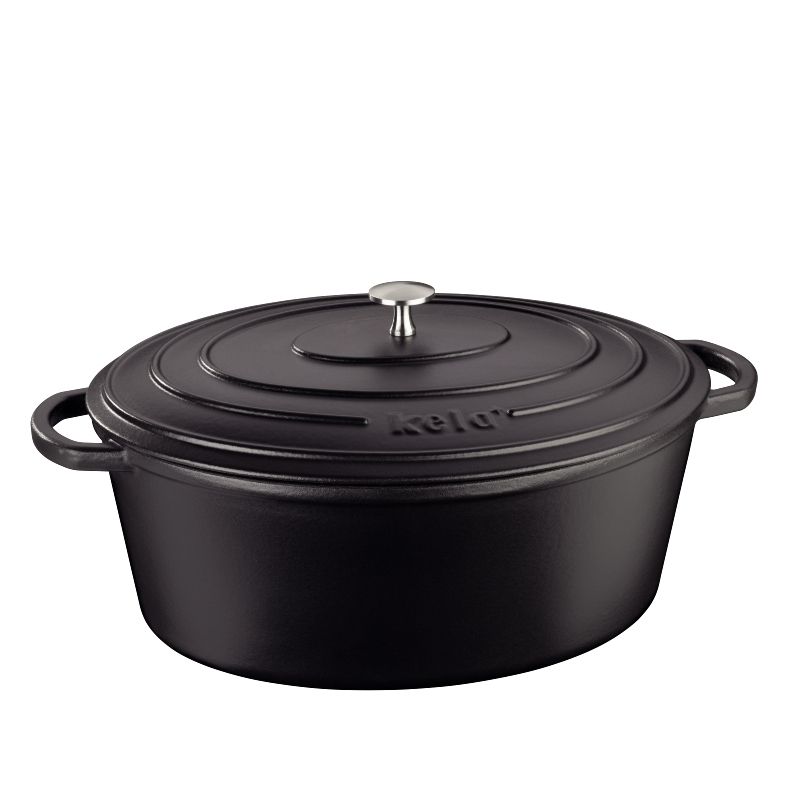 Kela Calido Braadpan - 9.3 l - Gietijzer - Zwart