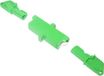 XtendLan E2000-E2000 simpele adapter, SM, APC, groen, voor optische verdeeldozen