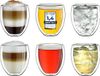 Creano dubbelwandige glazen 250ml "DG-Bauchig", set van 6