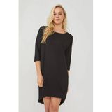 DIDI Dames Loose dress 3/4 sleeves Black maat 38