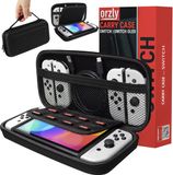 Orzly Harde Consolehoes Geschikt voor Nintendo Switch en Switch OLED - Zwart