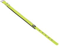 Nobby - Honden halsband - Cover - Neon Geel - 30-40 cm - 2 cm breed