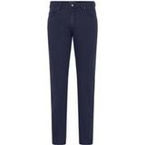 Pierre Cardin Tapered Fit Stoffen broek blauw, Faux-uni