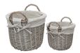 Premier set met 2 manden, Willow/Cotton, meerkleurig