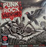 Sonic Rendezvous Various Artists - Punk Rock Valentines (LP) (Red Marble Coloured Edition)