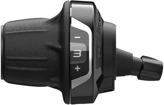Shimano Draaiversteller (links) 3-speed Tourney SL-RV400 - Zwart/Zilver