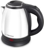 Hervidor Esperanza Waterkoker EKK128W Wit Zwart Roestvrij staal Plastic 1350 W 1 L