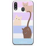 ERT GROUP mobiel telefoonhoesje voor Samsung M20 Babaco patroon Cats 014