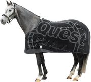 EQUEST Paardendeken - Dralon Globe Editie - Zwart