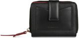 bugatti Viola Ladies Zip Wallet Black - Red