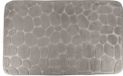 Tendance Tapis de bain mat Pebble - microfiber - Memory Foam - gris clair - 50 x 80 cm - antidérapant
