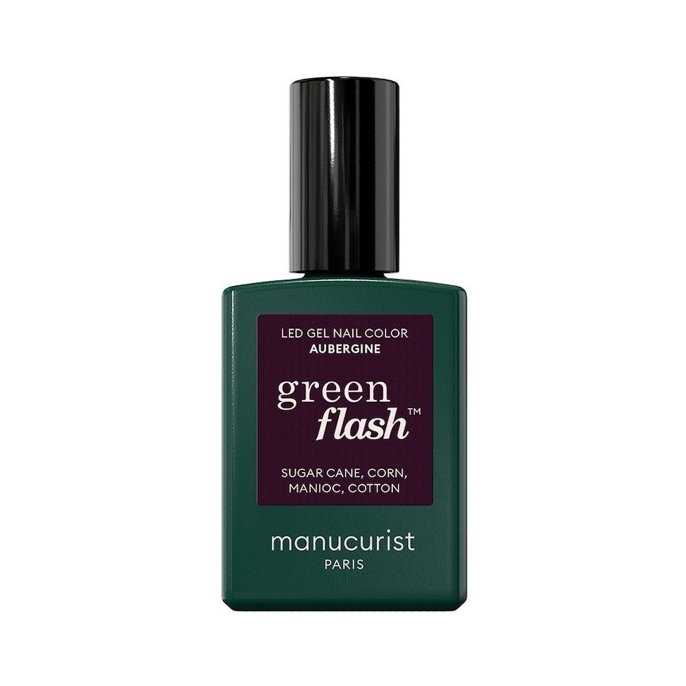 manucurist GREEN Flash LED Gel Nail Lacquer 15 ml Aubergine