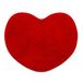 Sweet Home Badmat, absorberend, antislip, van chenille-microvezel, hartvorm, 60 x 50 cm