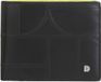 DuDu Up Portemonnee Leer 12.5 cm - Jongens - Horizontaal - black-bright yellow