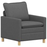 vidaXL - Bank - Donkergrijs - 76 x 81 x 87,5 cm - Stof