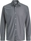 Jack & Jones Overhemd Jprblaactive Stretch Ls Shirt Ln 12282199 Goblin Blue/aop Mannen Maat - S