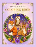 FLORAL & FOREST COLORING BOOK