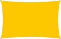 vidaXL Zonnescherm rechthoekig 2x5 m oxford stof geel