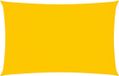 vidaXL Parasol rectangulaire 2 x 5 m tissu Oxford jaune