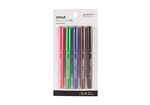 CRICUT Infusible Ink Fine-Point Pen Set | Basics | 5-pack | Voor gebruik Explore & Maker machines