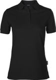 Merkloos / Sans marque Bol Women's 'Luxury Stretch' Polo met korte mouwen Black - 3XL